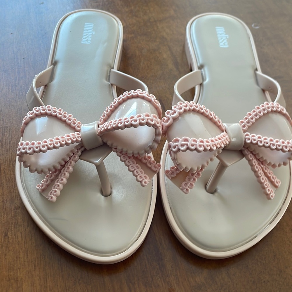 Melissa Ribbon Flats Rubber Size 8